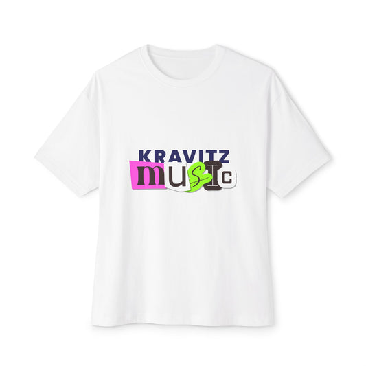 Mixed Tape Music Unisex Oversized Boxy tee Printify