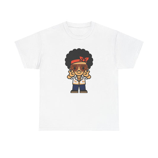 Afro Disco Mood Unisex Heavy cotton Tee Printify