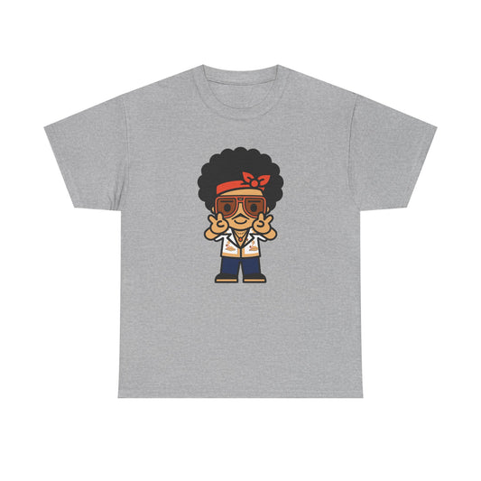 Afro Disco Mood Unisex Heavy cotton Tee Printify