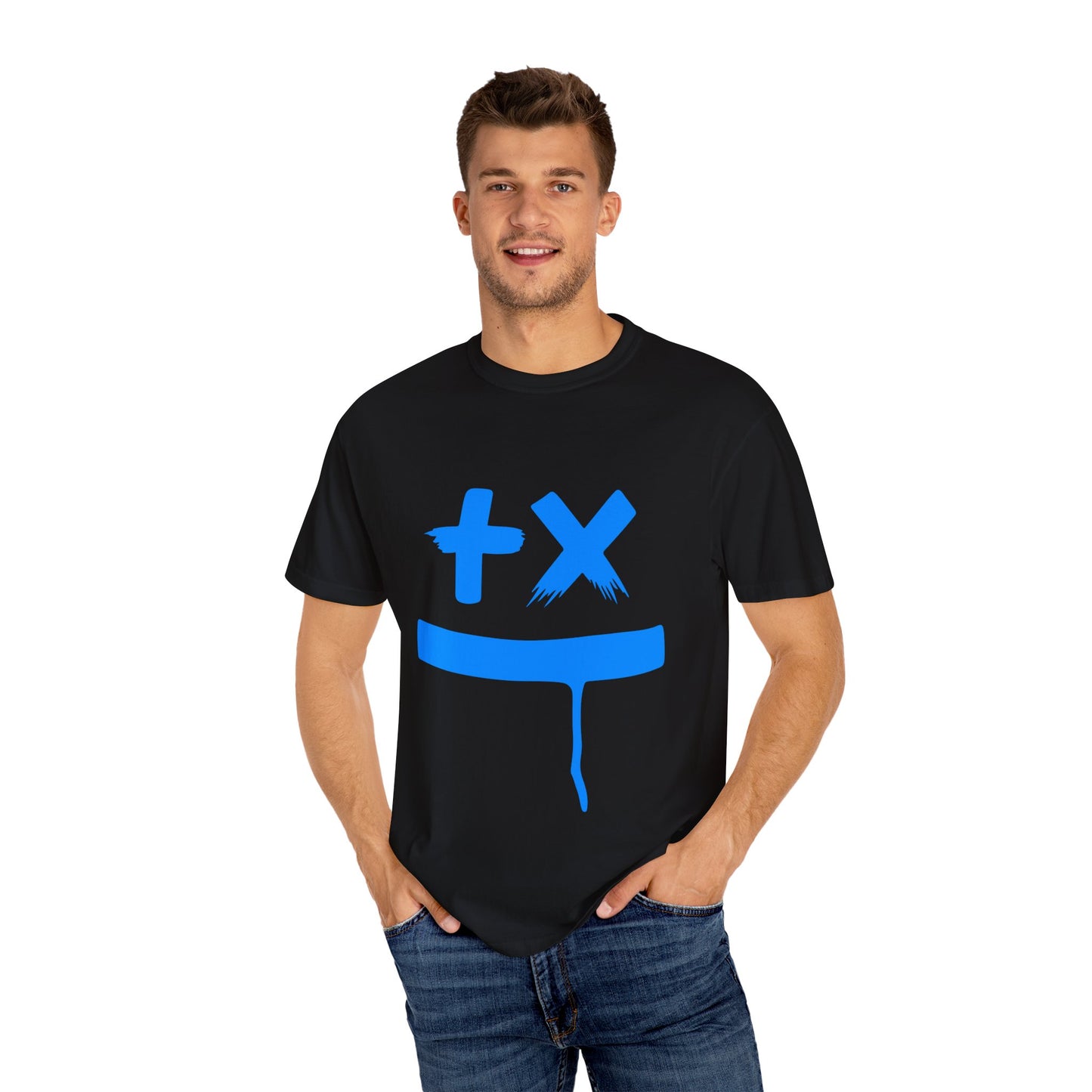 Ed Sheeran Smiley Dyed T-Shirt | Vintage Comfort