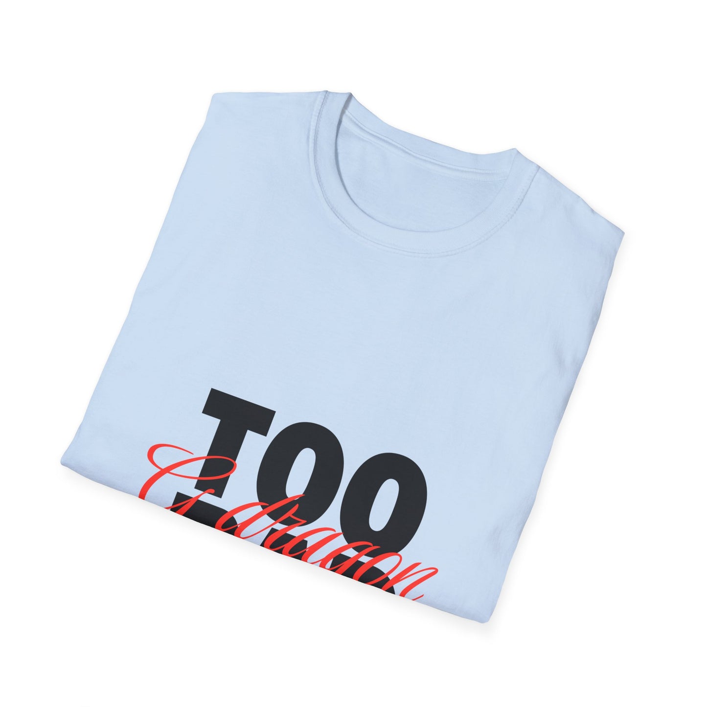 Signature Flame Script Unisex Softstyle Tee - snazzymerch