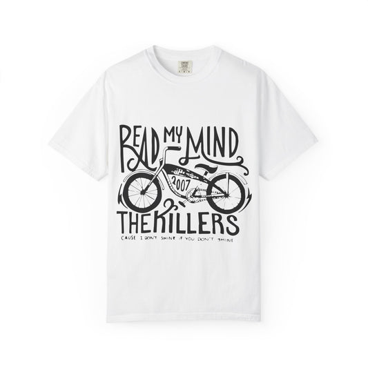 Dot Matrix-Inspired Unisex Garment-Dyed T-shirt - snazzymerch