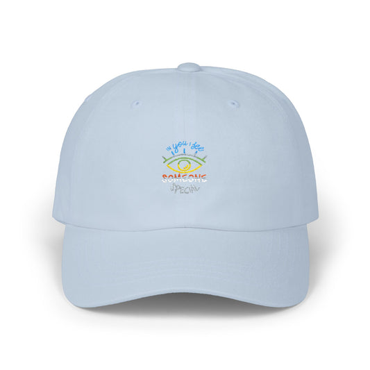 Vibrant Eye and Text Classic dad cap Printify