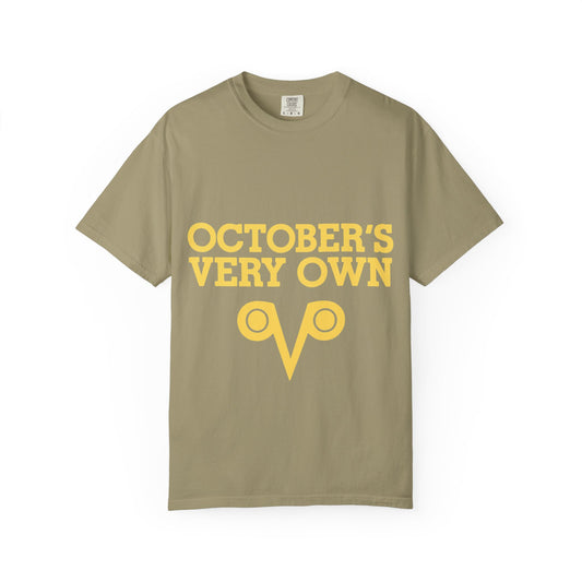 October’s Very Own Bold Logo Dyed Tshirt Printify