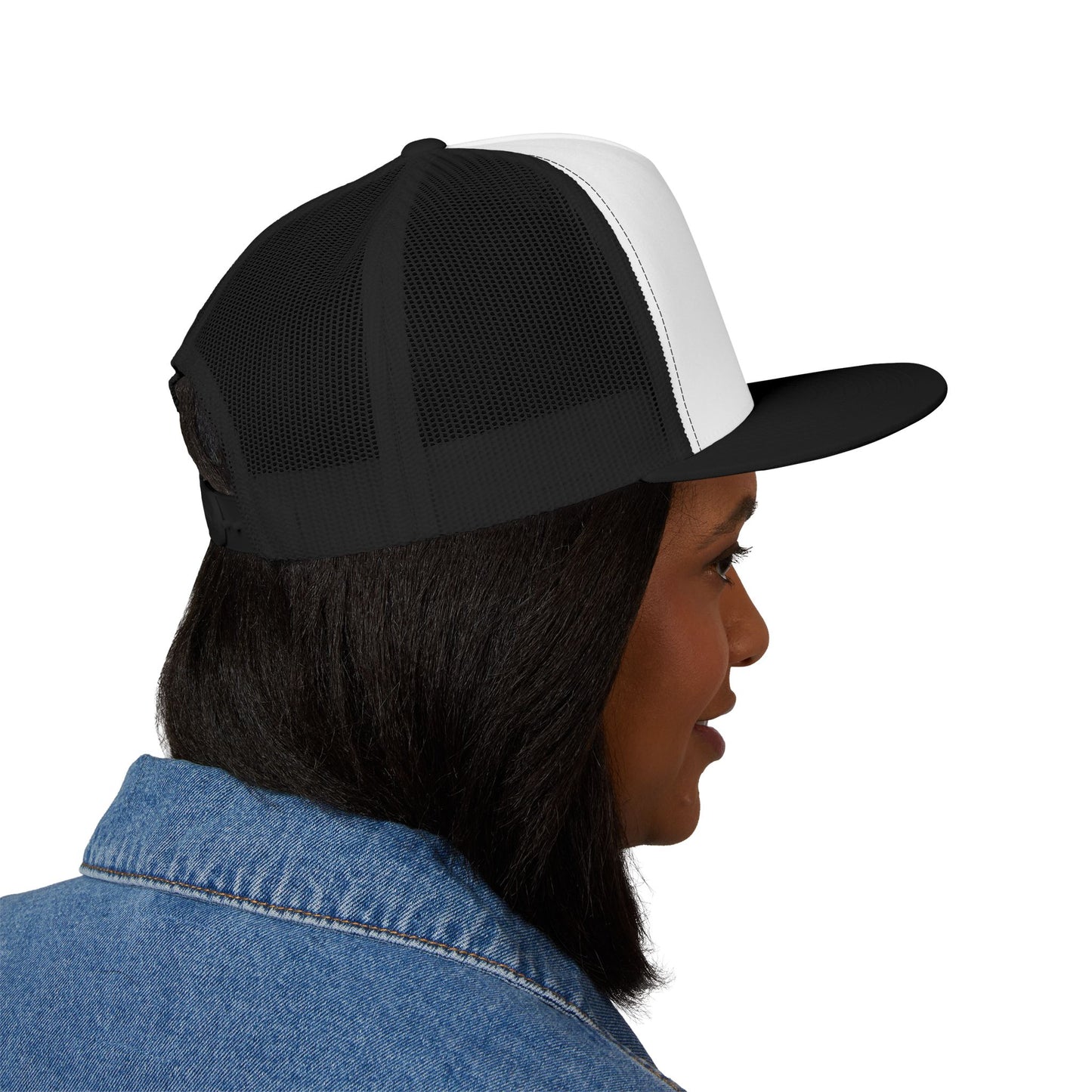 Billie Eilish Inspired Trucker Cap β Neon Mood Portrait Edition Printify