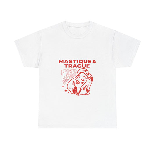 Fierce Femme in Red Unisex Heavy cotton tee Printify