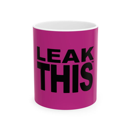 Bold Lettering Ceramic Mug, (11oz, 15oz) - snazzymerch