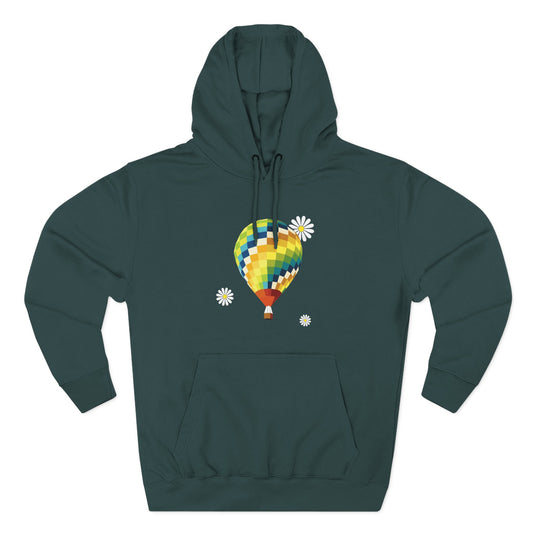 Dream Balloon GraphicThree-Panel Fleece Hoodie - snazzymerch