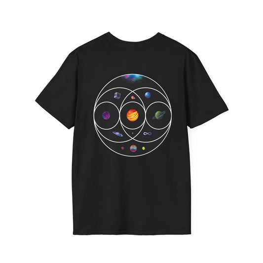 Unisex Softstyle T-Shirt Inspired by Coldplay’s Illustration Concept_B Printify