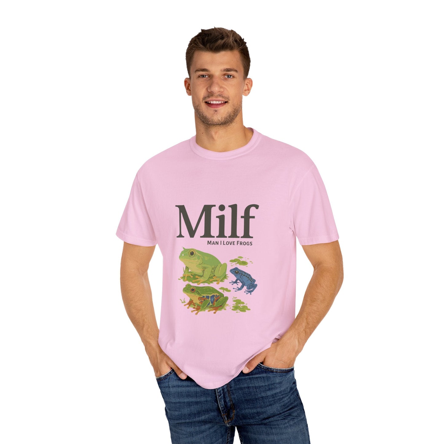 Unisex Garment-Dyed T-shirt – Snazzy Funny Milf Edition Printify