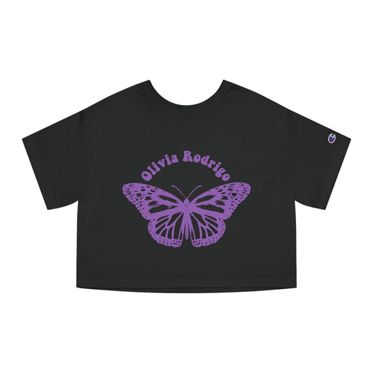 Olivia Rodrigo Women's Cropped t-shirt - With Butterfly Printify