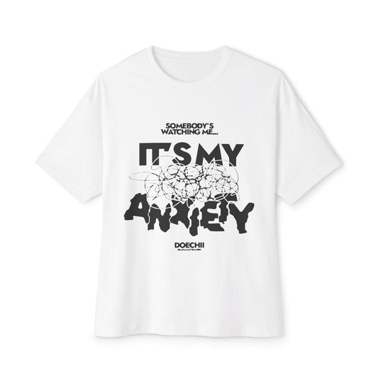 Block Font Quote Unisex Oversized Boxy Tee - snazzymerch