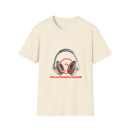 Smiley Beats Graphic Unisex Softstyle Tee - snazzymerch