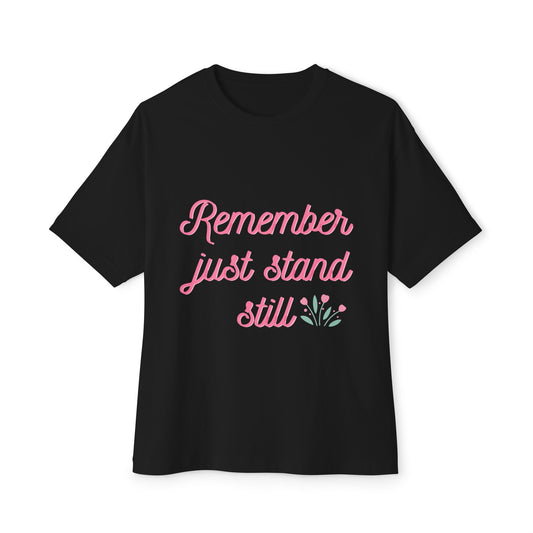 Remember Just Unisex Oversized Boxy Tee - snazzymerch