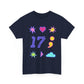 Symbols of 17 Aesthetic Unisex Heavy Cotton Tee - snazzymerch
