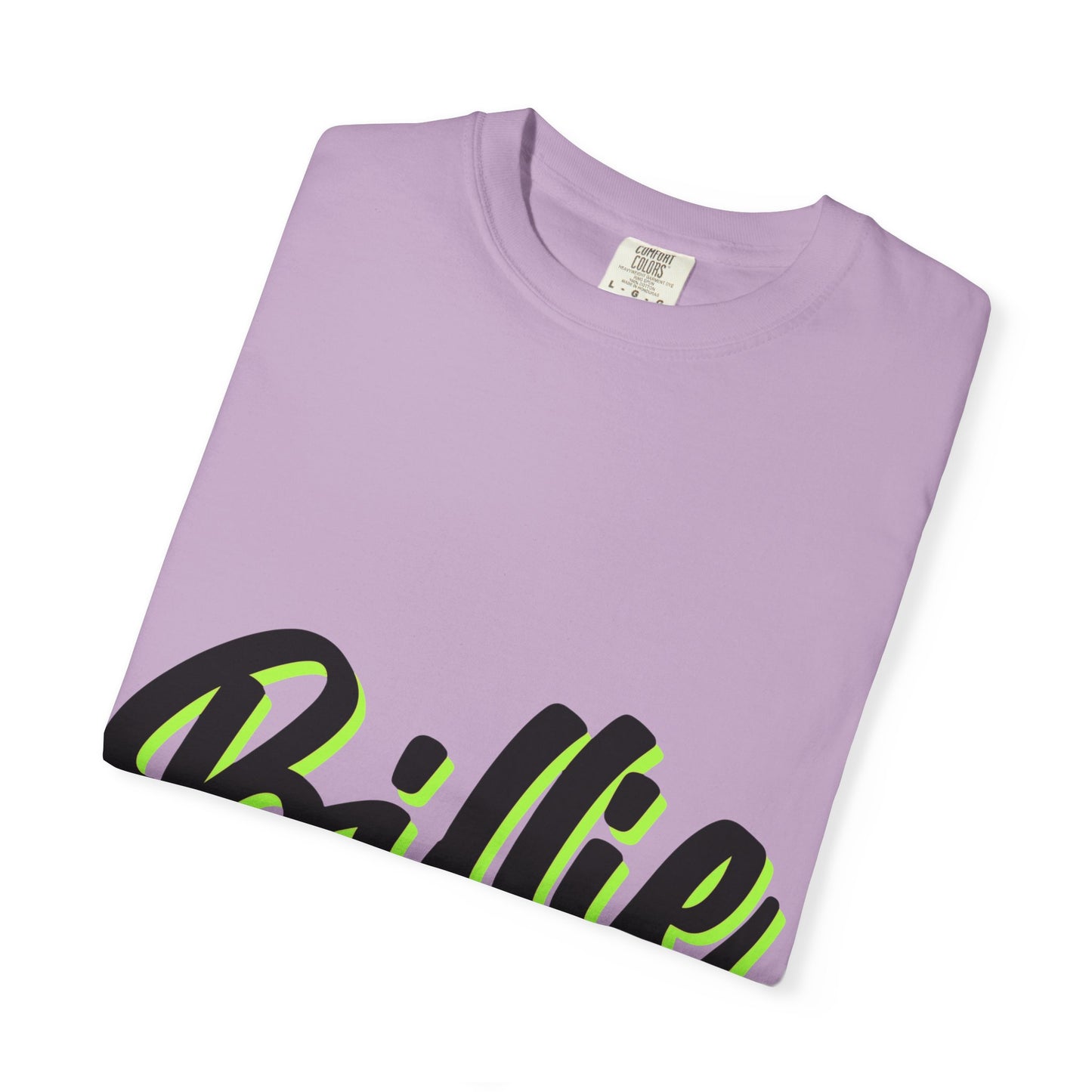 Billie Eilish Inspired Dyed T-shirt – Electric Script Vibes Edition Printify