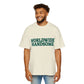 Global Handsome Typography Men's Heavy Oversized Tee - snazzymerch