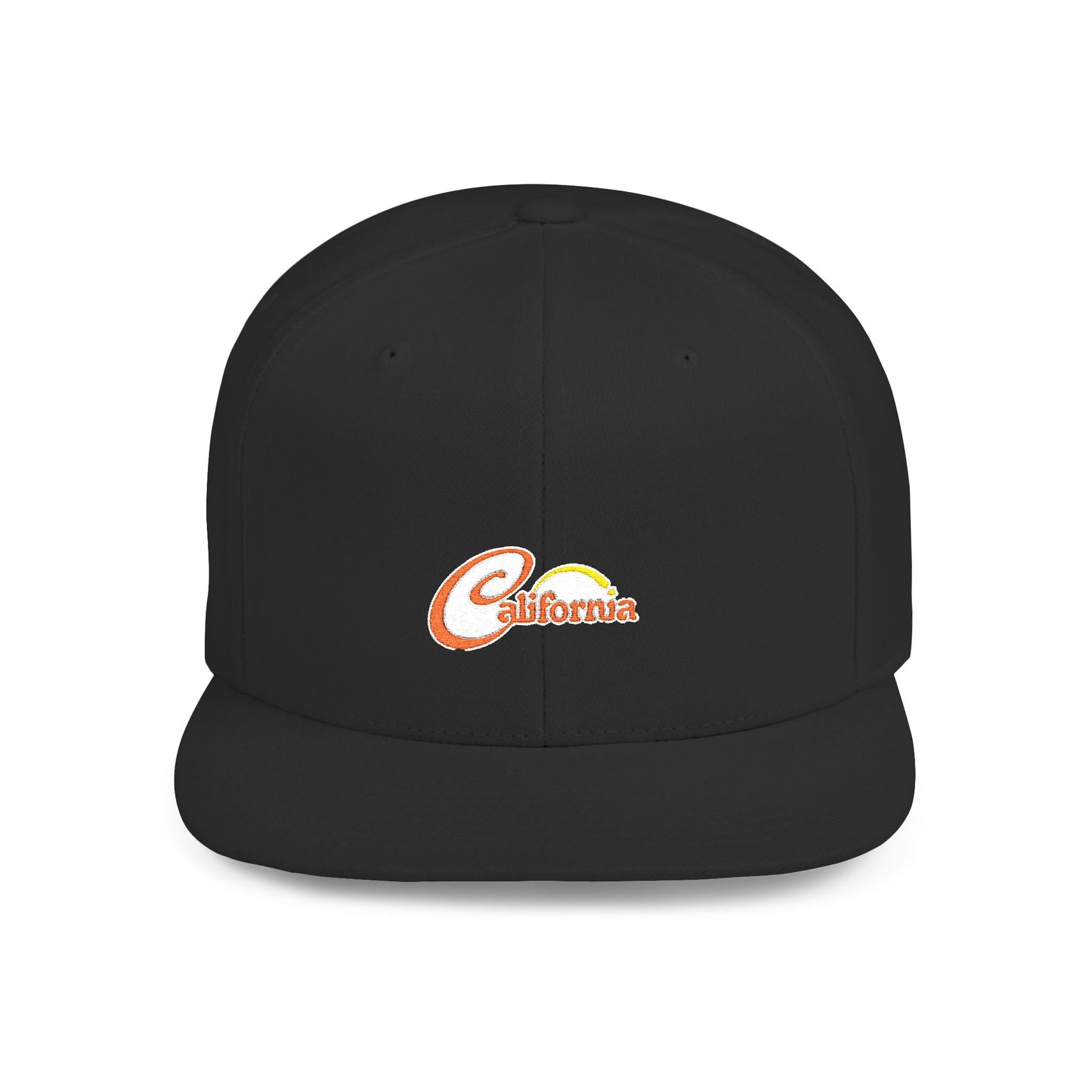 California Sunset Flat Bill Snapback - snazzymerch