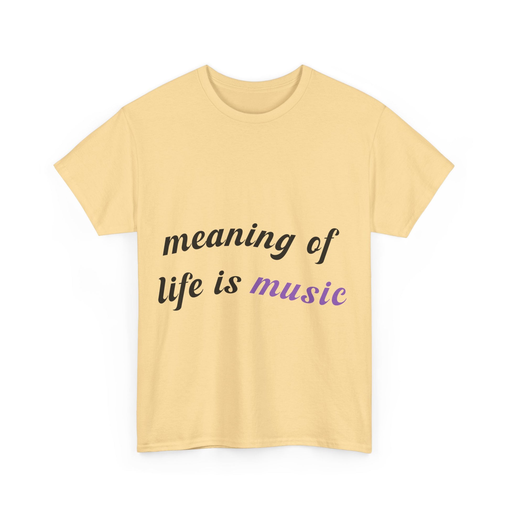 Feel the Music Vibe Unisex Heavy cotton tee Printify