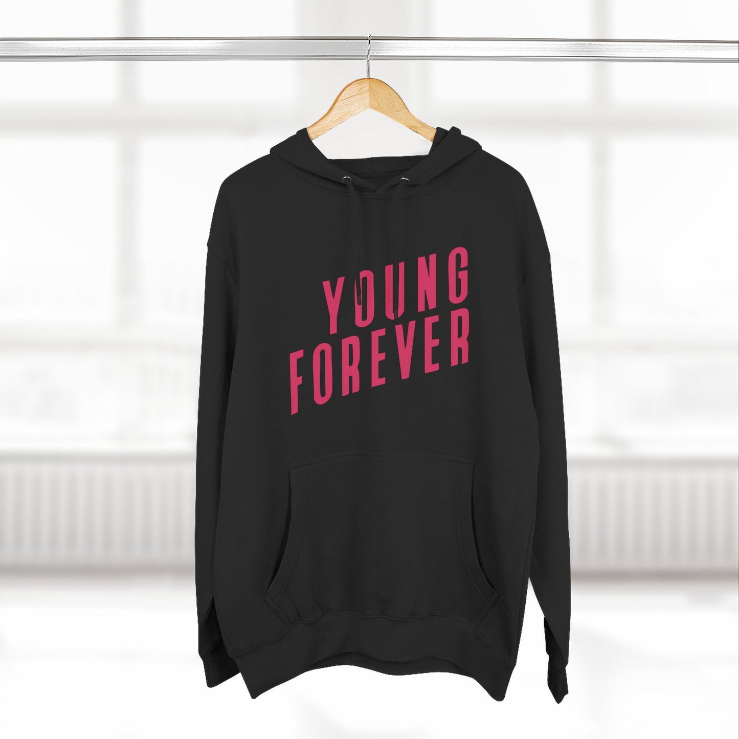 Young & Forever Three-Panel Fleece Hoodie - snazzymerch