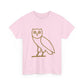 Classic Owl Heavy Cotton Tee Printify