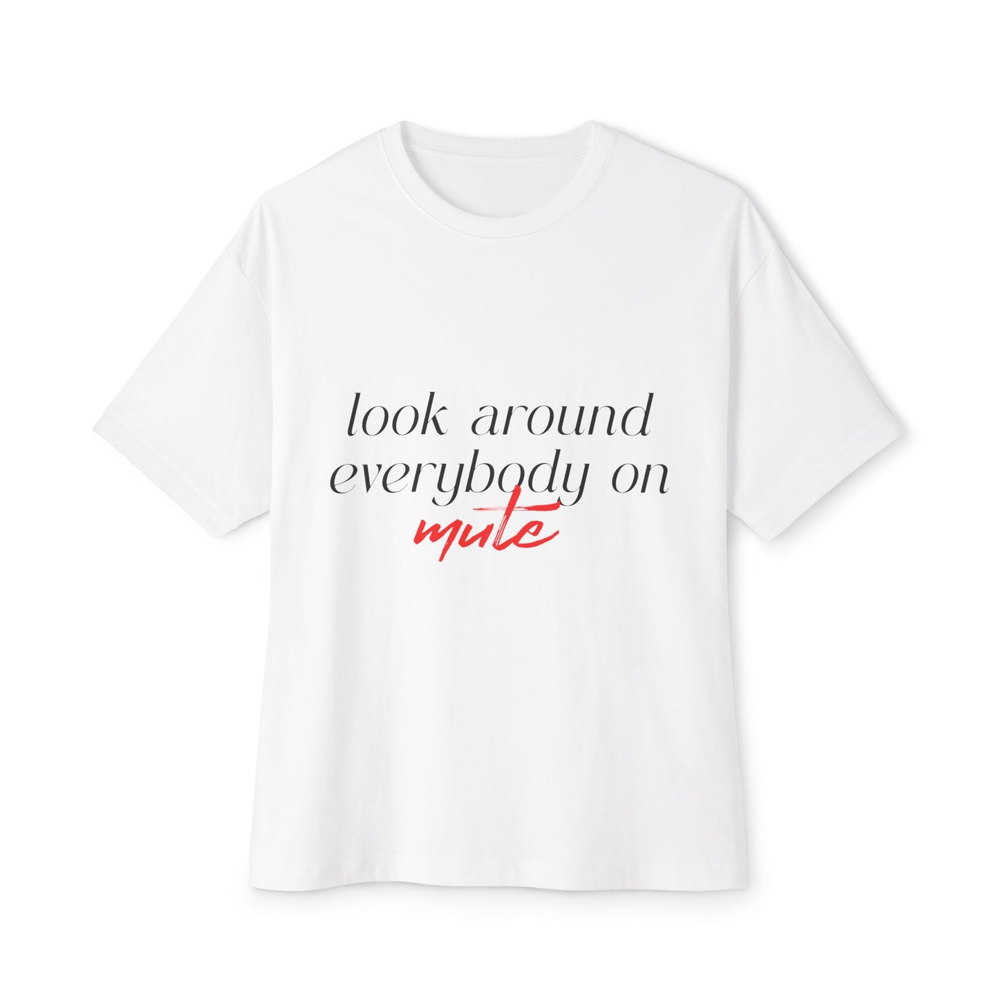 Muted World Unisex Oversized Boxy Tee - snazzymerch