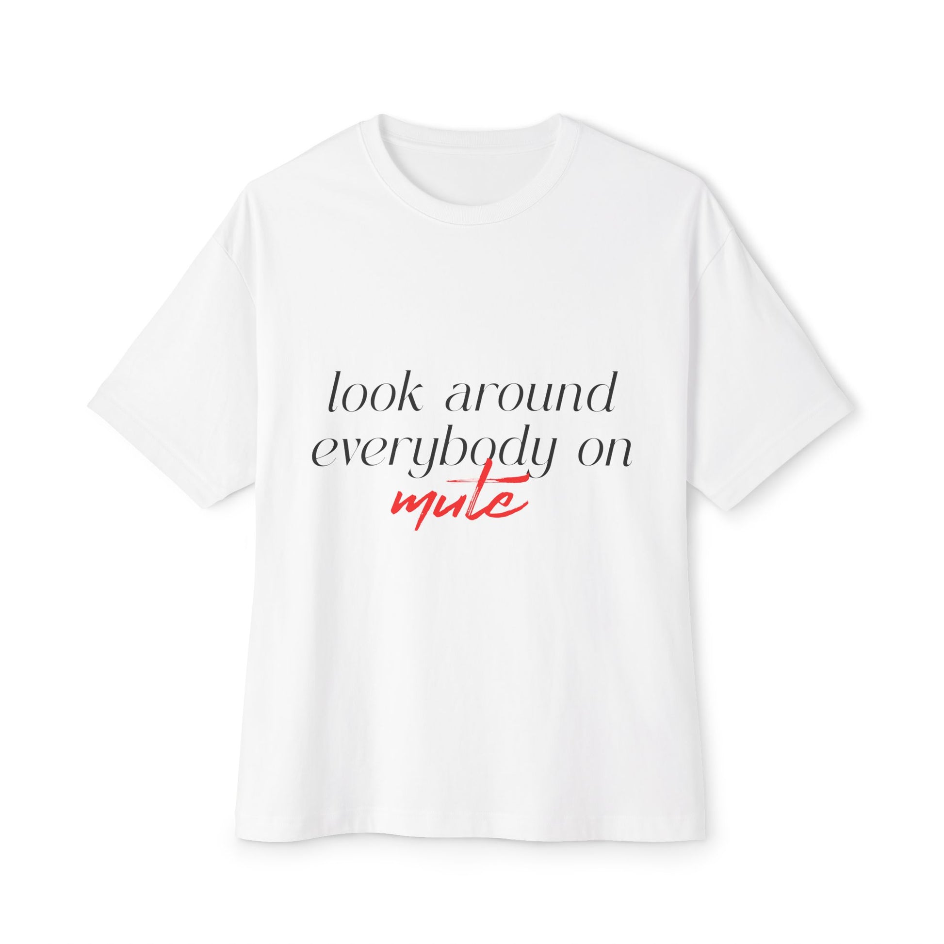 Muted World Unisex Oversized Boxy Tee - snazzymerch