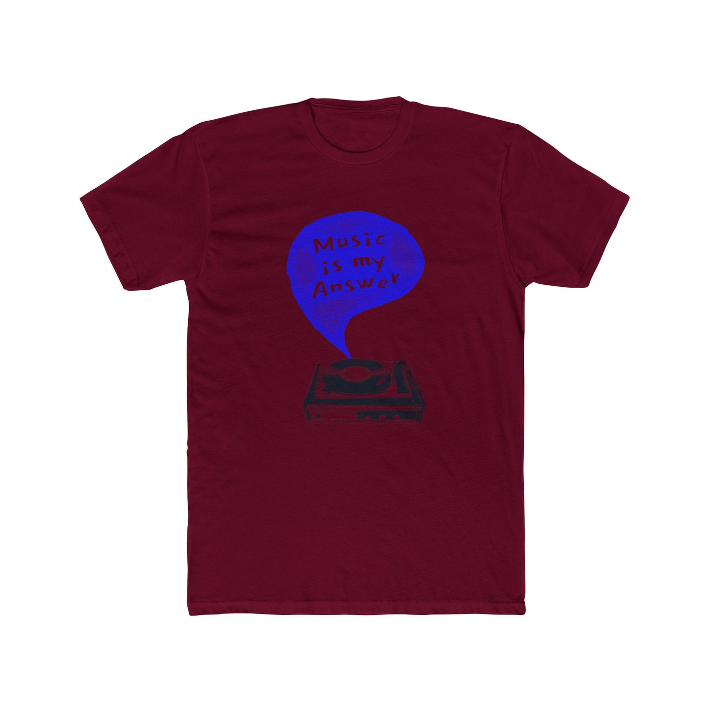 Music Is My Answer Unisex Cotton Tee - snazzymerch