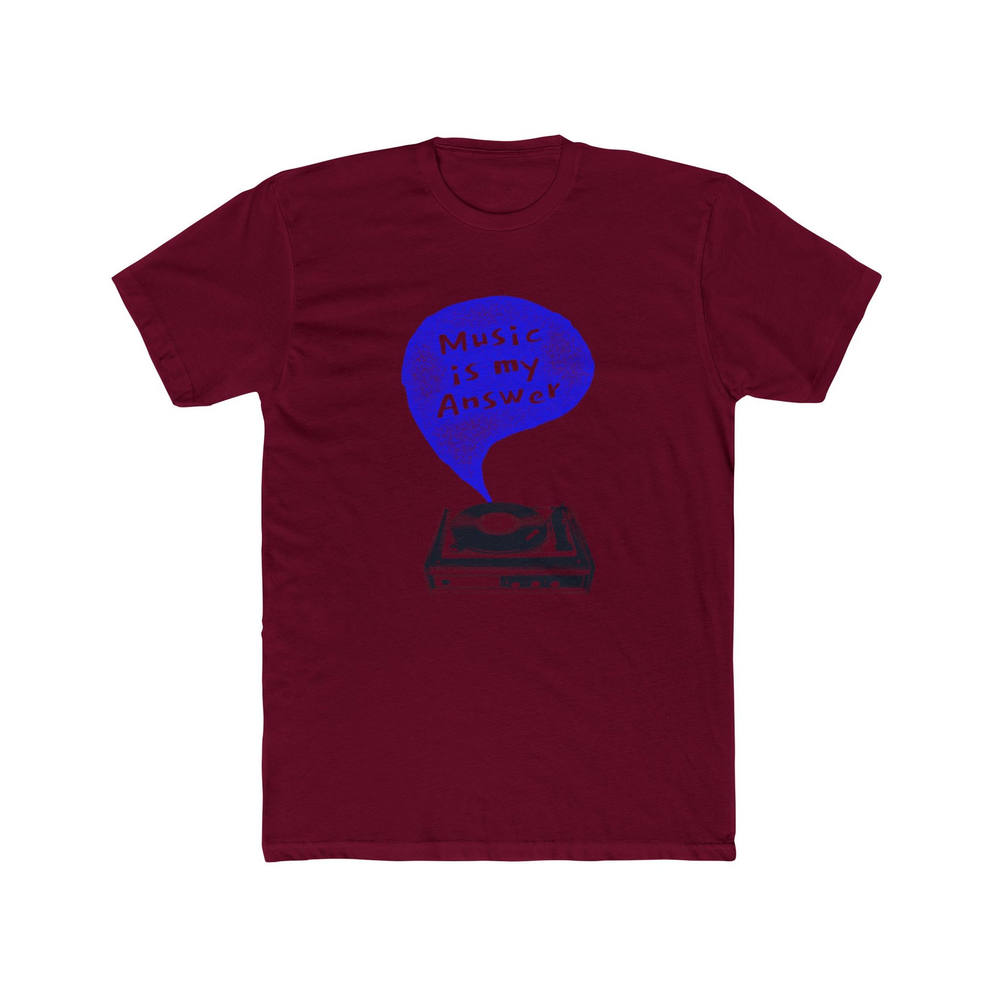 Music Is My Answer Unisex Cotton Tee - snazzymerch