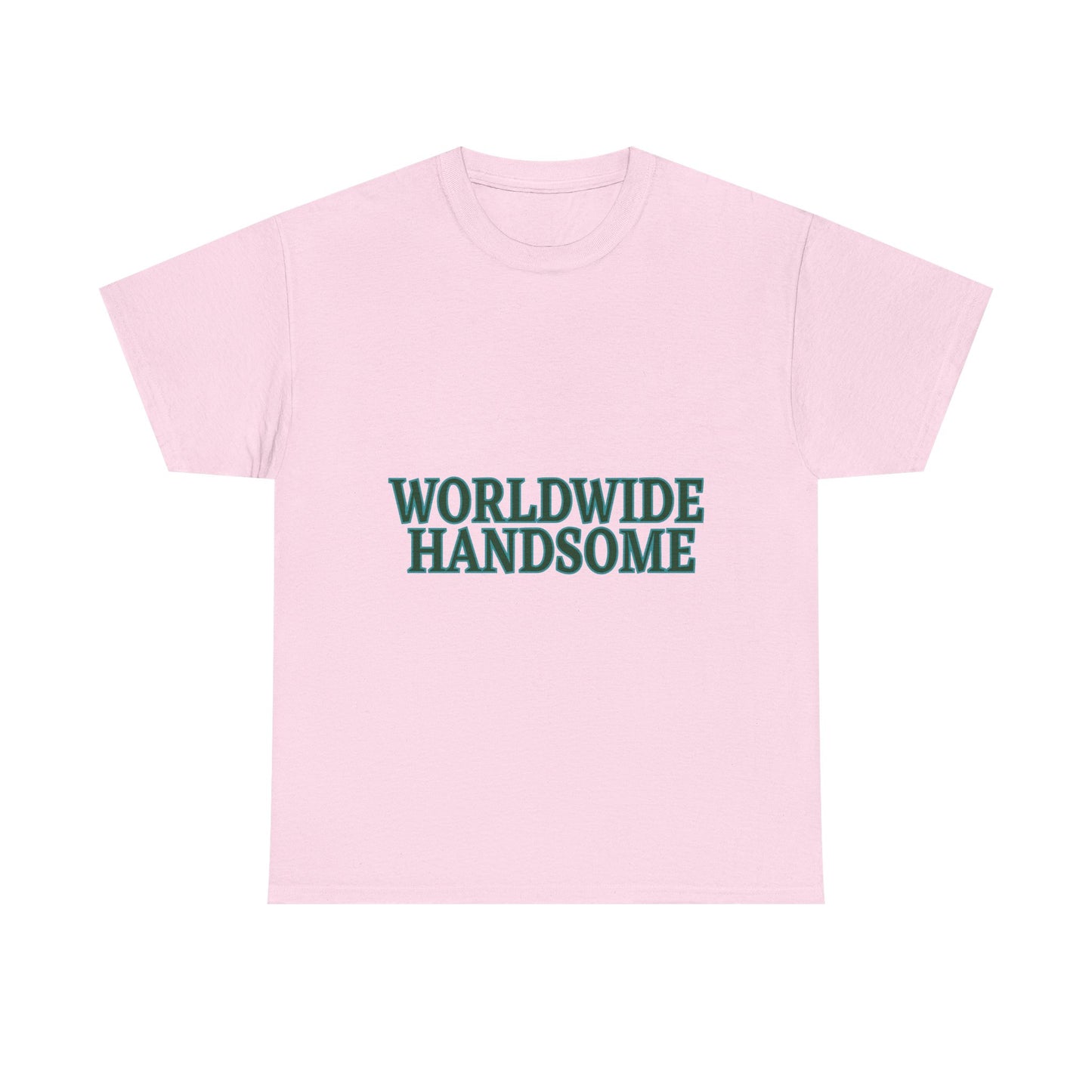 Global Handsome Typography Unisex Heavy Cotton Tee - snazzymerch