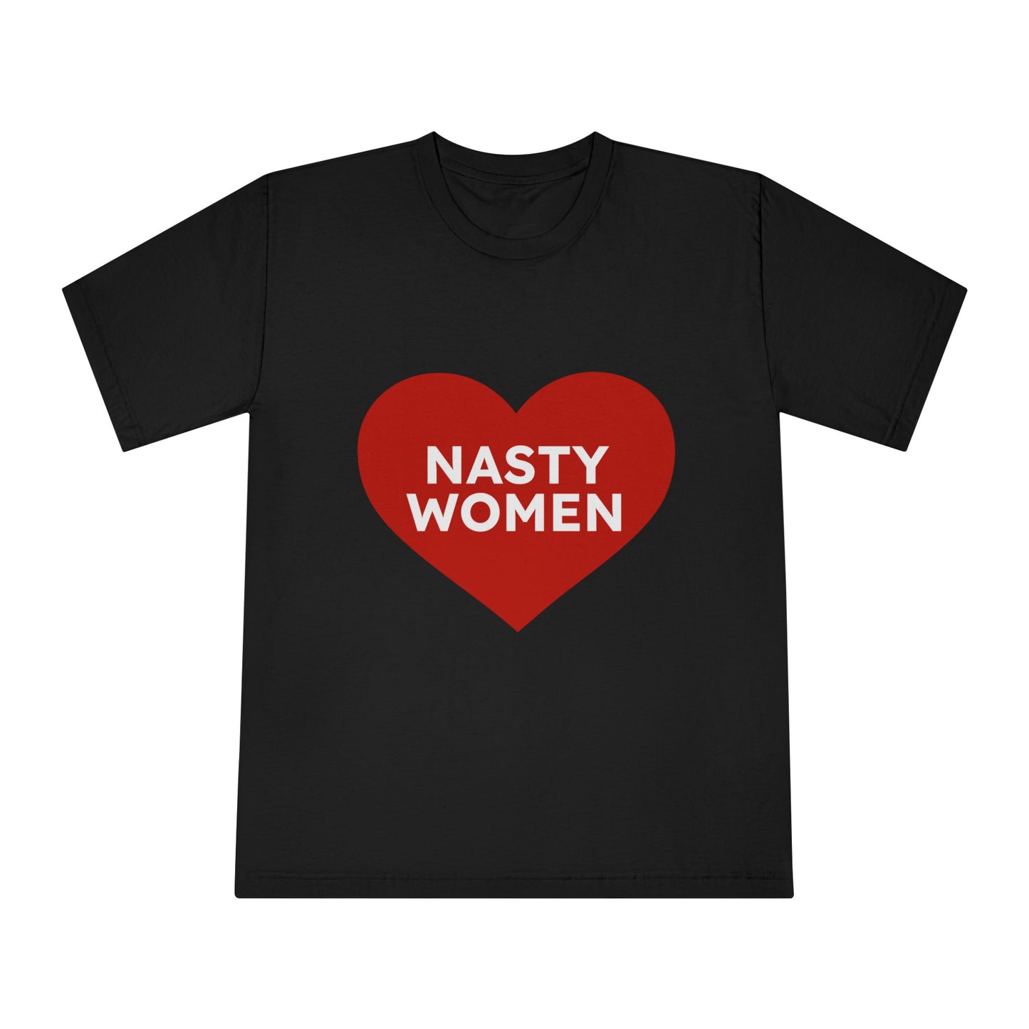 Nasty Women Heart - Unisex Classic Crewneck T-shirt Printify