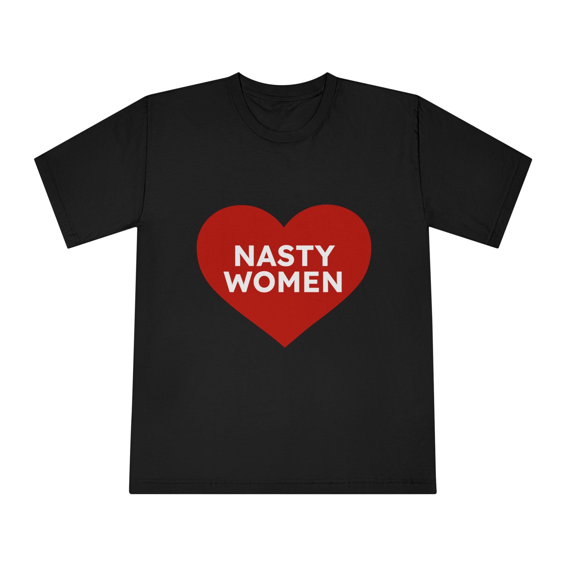 Nasty Women Heart - Unisex Classic Crewneck T-shirt Printify
