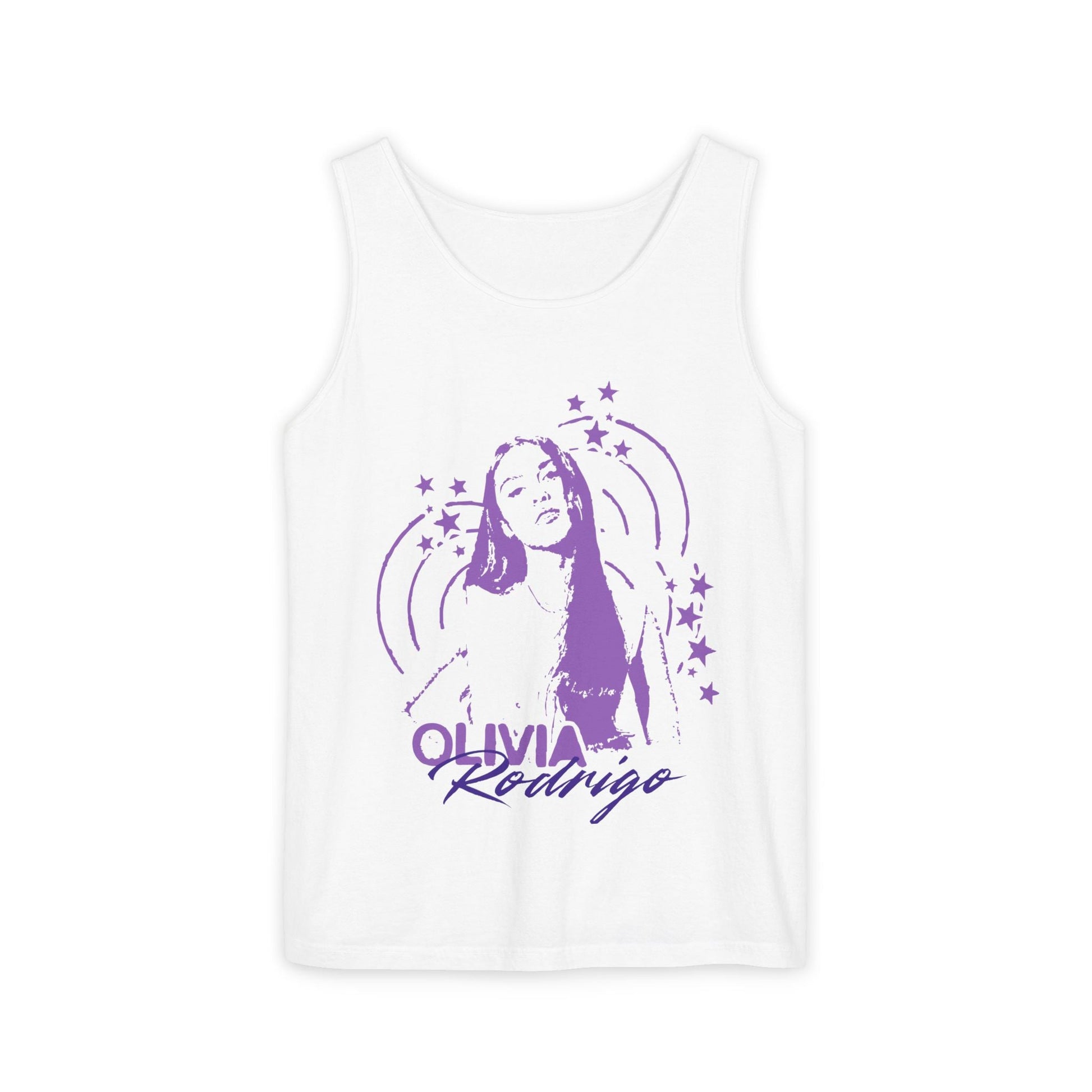 Olivia Rodrigo Star Portrait-Dyed Tank Top Printify