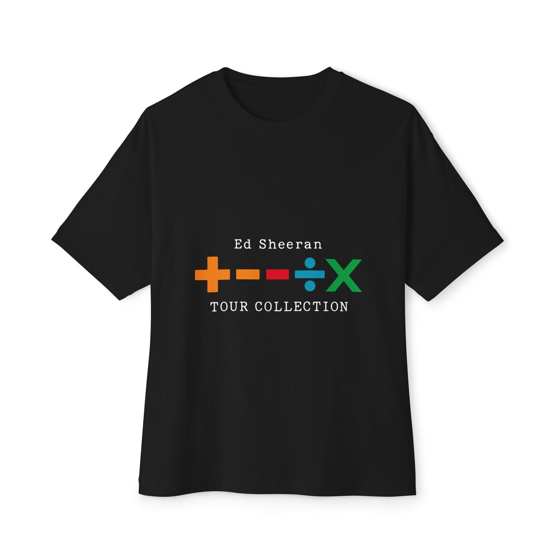 Unisex Oversized Boxy Tee – Ed Sheeran Black Edition Printify