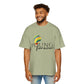 Sky Journey Balloon Men's Heavy Oversized Tee - snazzymerch