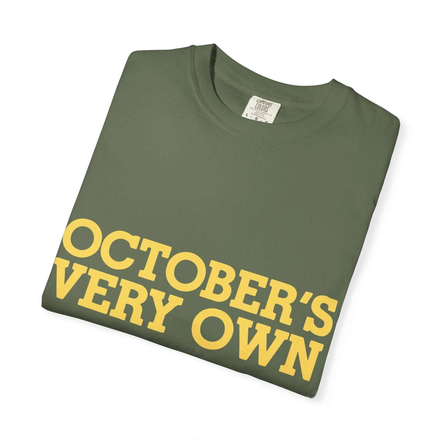 October’s Very Own Bold Logo Dyed Tshirt Printify