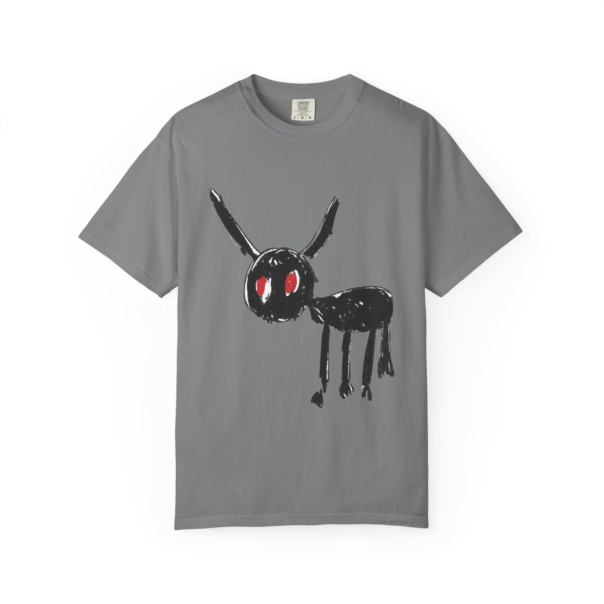 Demon Sketch Dyed Tshirt Printify