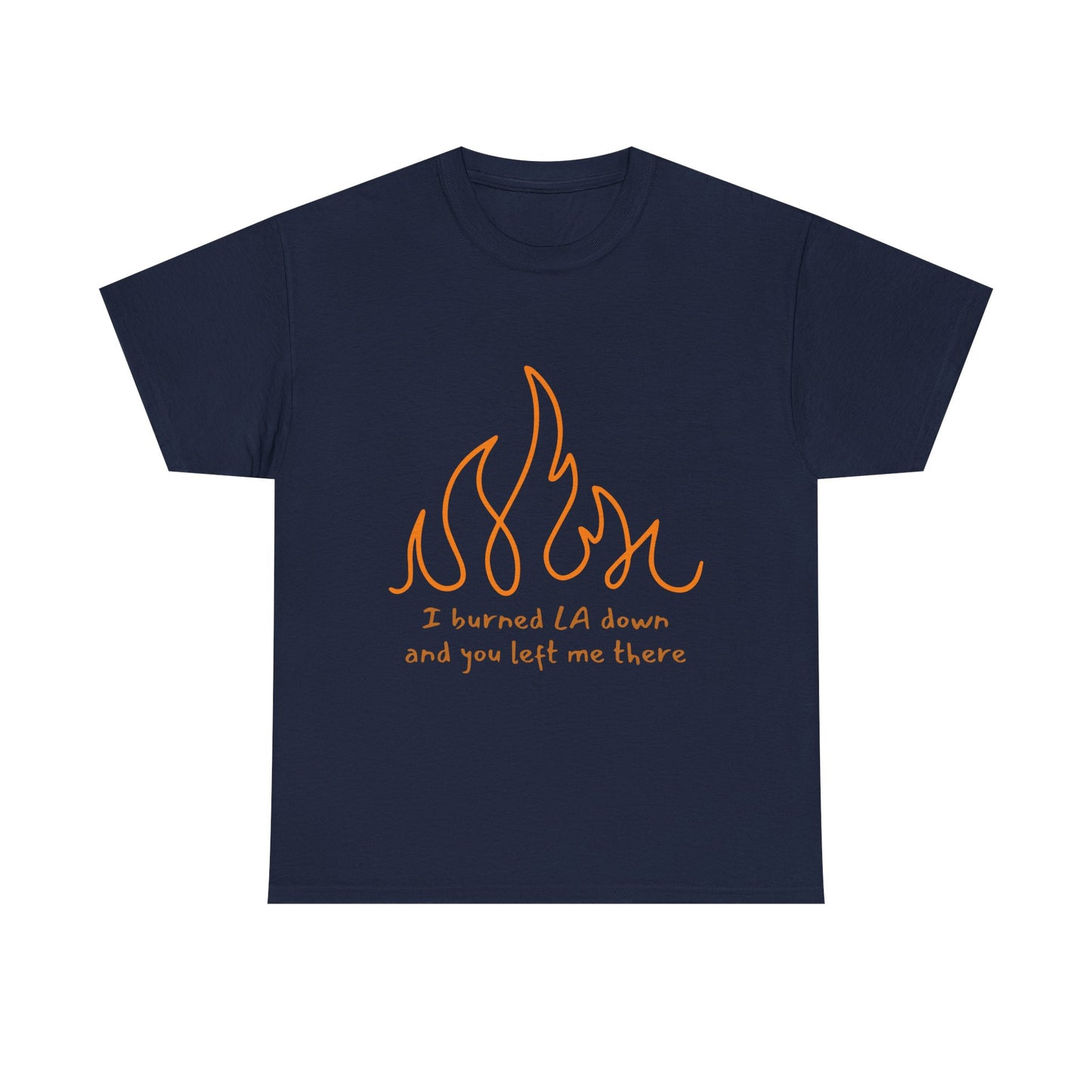 Flame Unisex Heavy Cotton Tee - snazzymerch