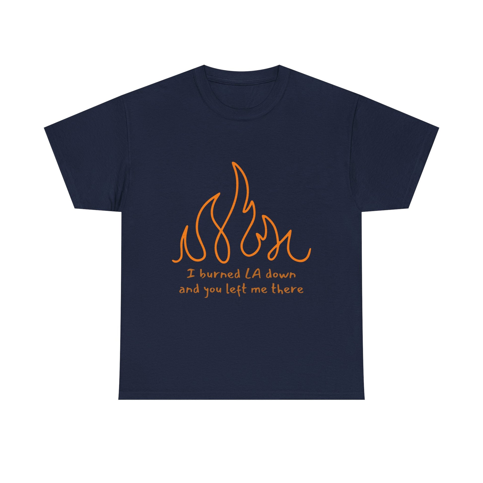 Flame Unisex Heavy Cotton Tee - snazzymerch