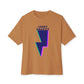 Layered Bolt Vibe Unisex Oversized Boxy tee Printify