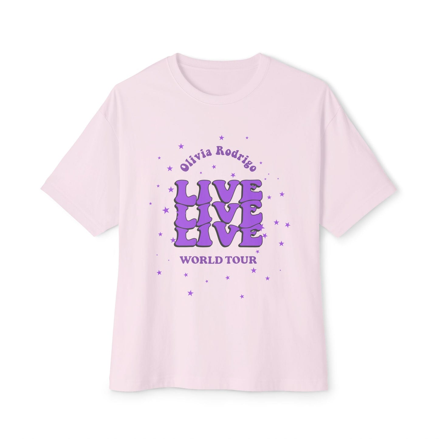 Olivia Rodrigo Live World Tour-Oversized Tee Printify