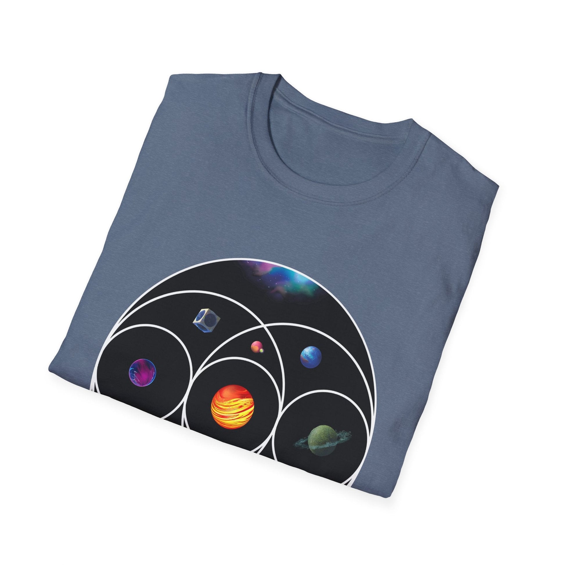 Unisex Softstyle T-Shirt Inspired by Coldplay’s Illustration Concept Printify