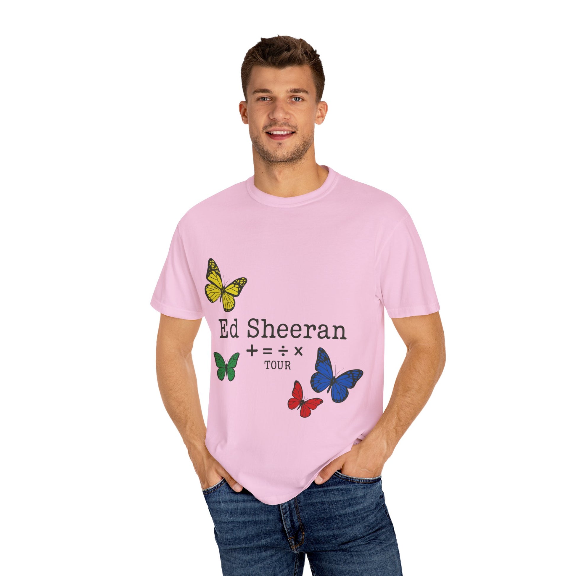Ed Sheeran Butterfly Dyed T-Shirt | Vintage Fit