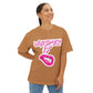 Whisper Lips Unisex Oversized Boxy Tee - snazzymerch