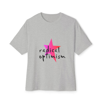 Flame Script Statement Unisex Oversized Boxy Tee - snazzymerch