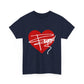 Heartline Script Love Art Unisex Heavy Cotton Tee - snazzymerch