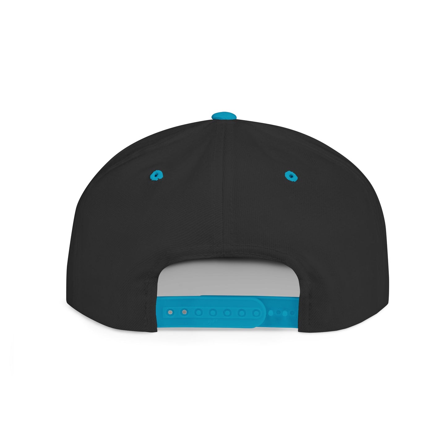 Classic Blackout Flat Bill Snapback - snazzymerch