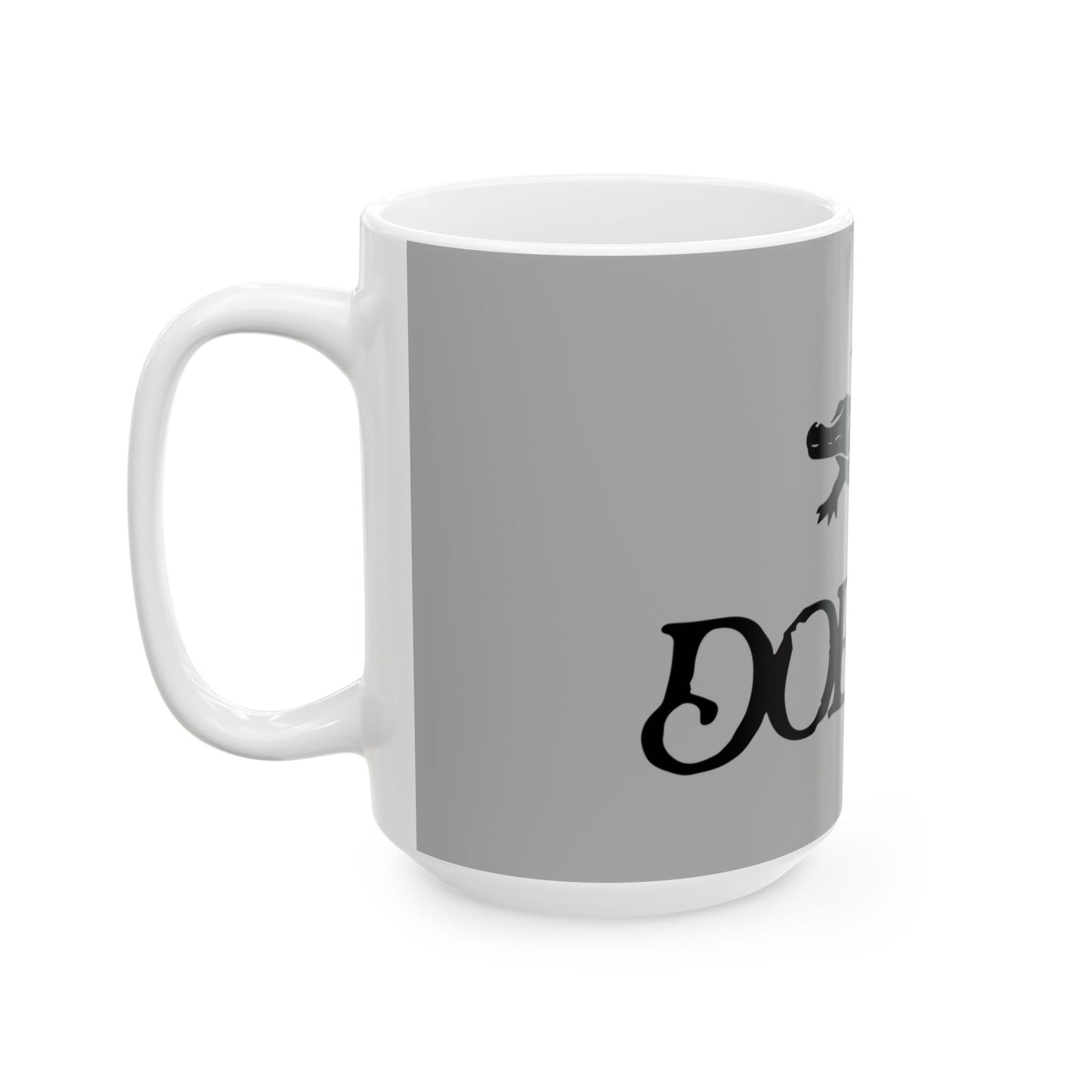 Red Typography Ceramic Mug, (11oz, 15oz) - snazzymerch