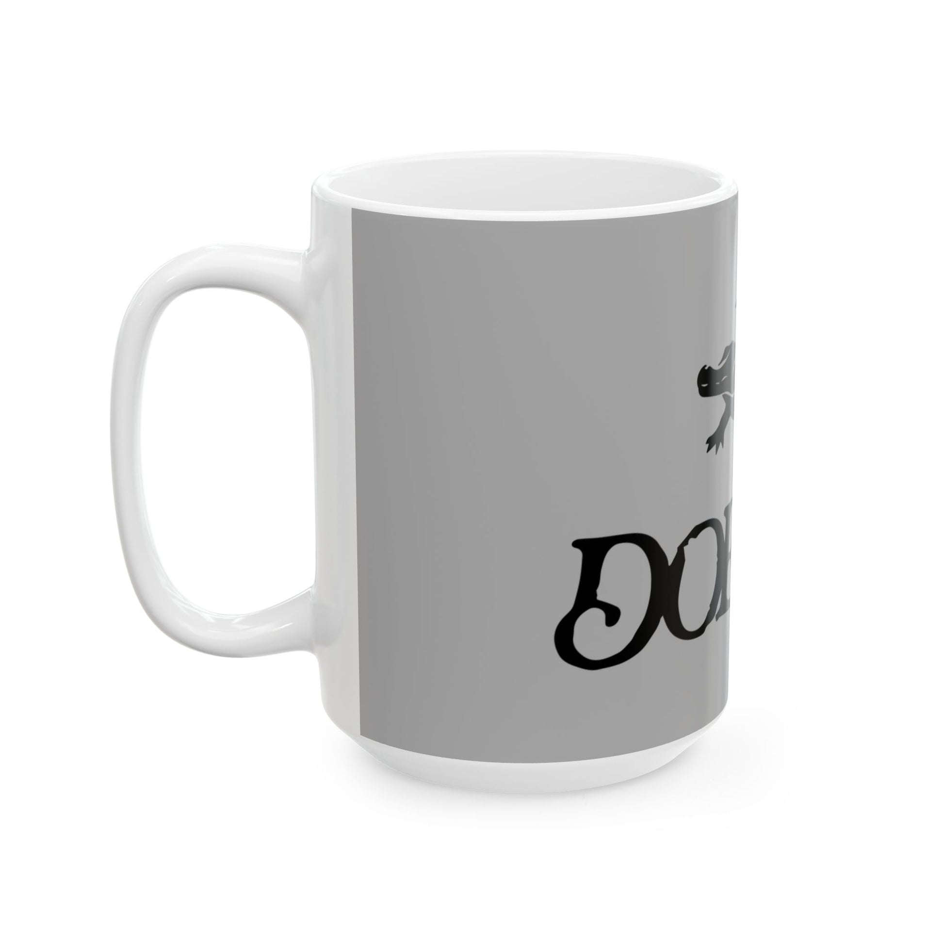 Red Typography Ceramic Mug, (11oz, 15oz) - snazzymerch