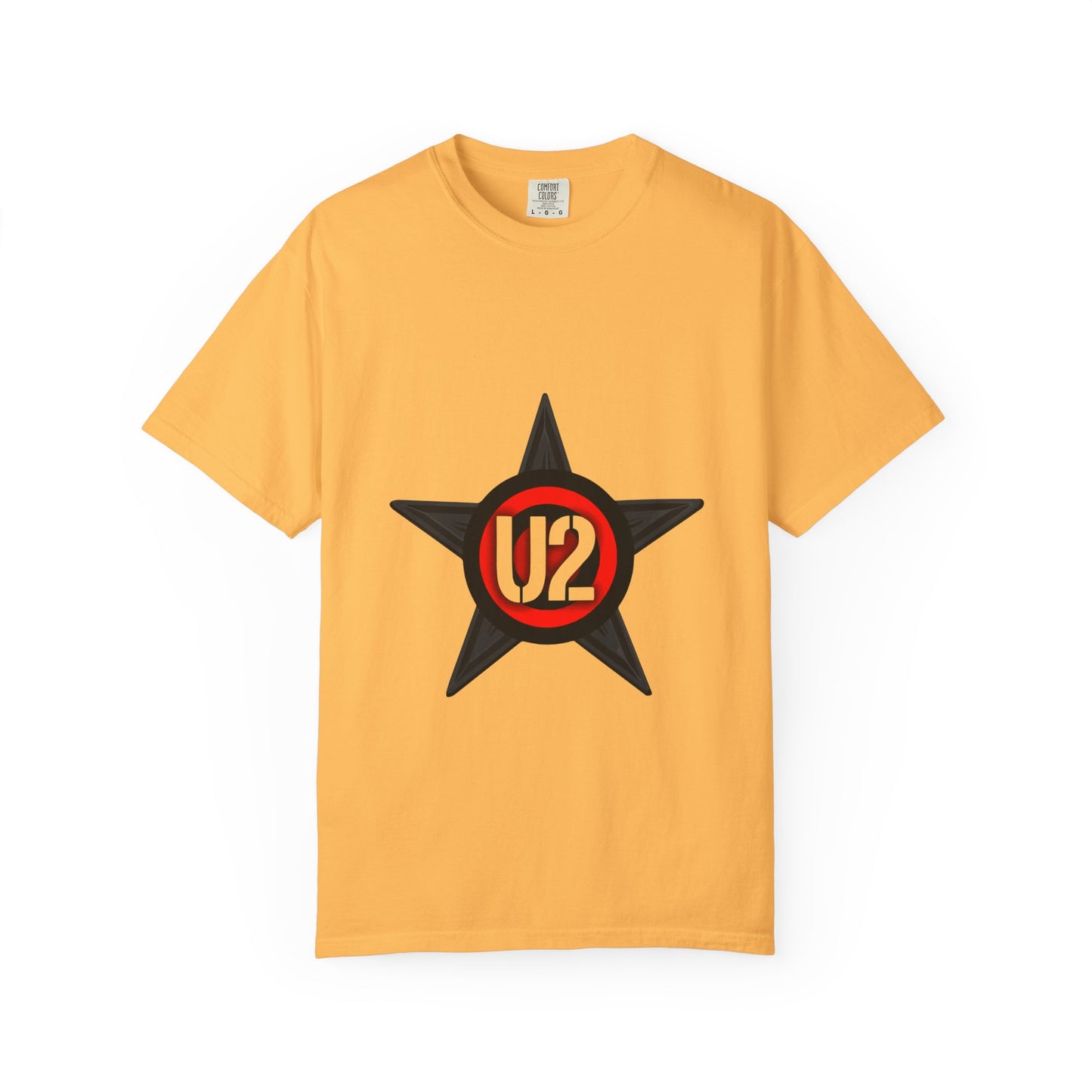Retro Star Emblem Unisex Garment-Dyed T-shirt - snazzymerch